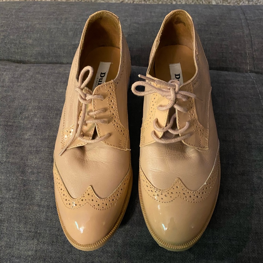Never Worn Dune Nude/Pink Oxford Shoes